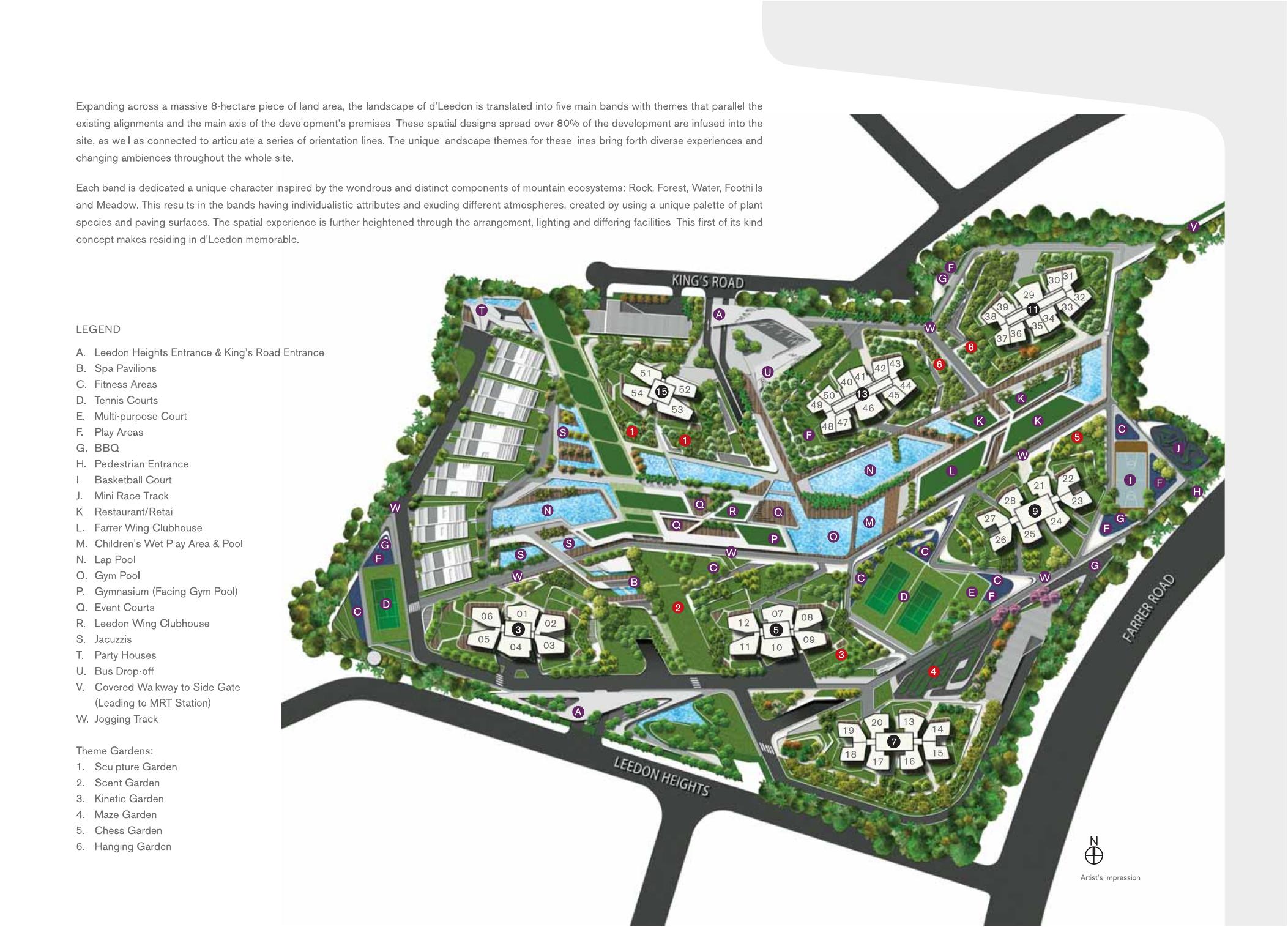 D'Leedon site plan visual