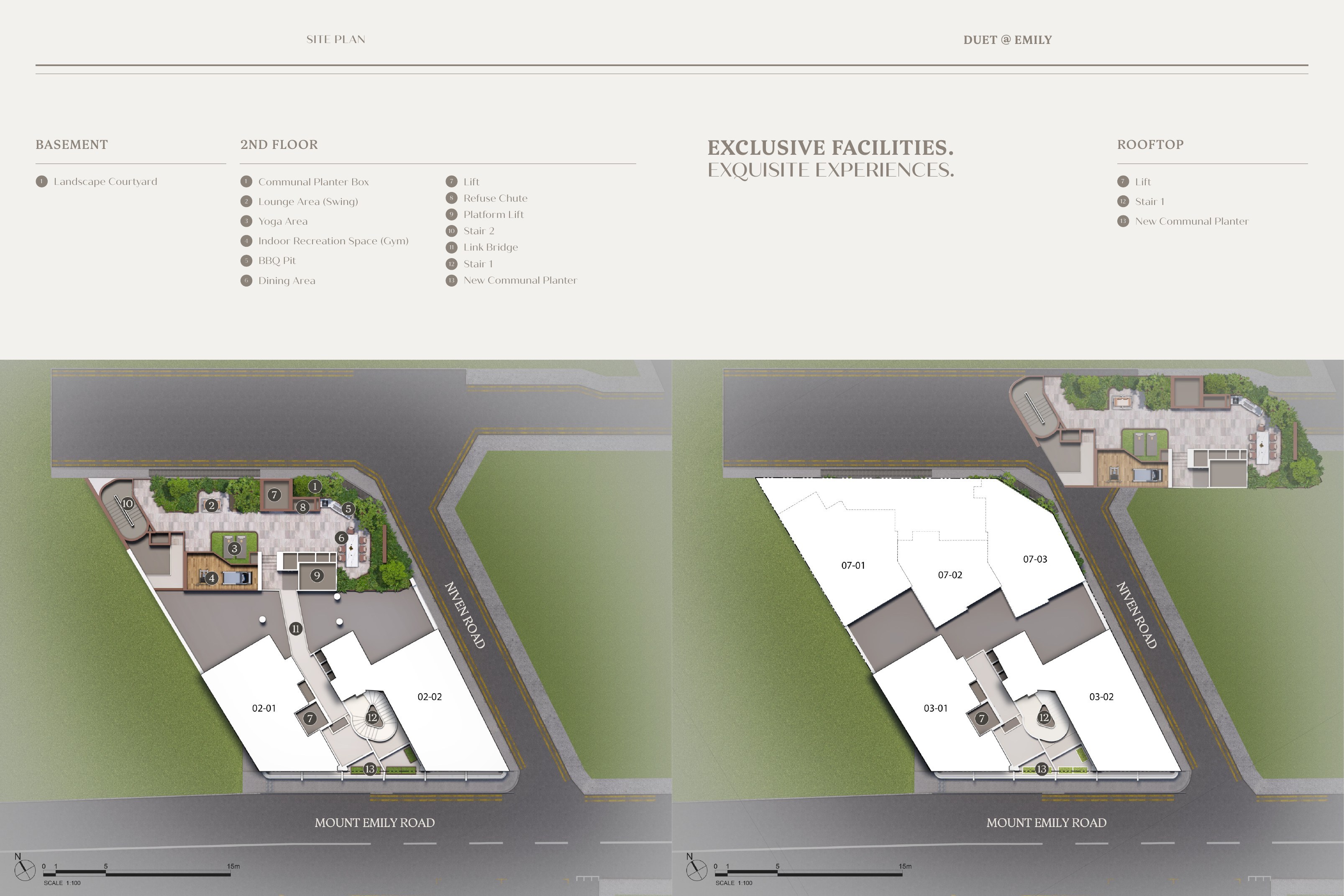 Duet @ Emily site plan