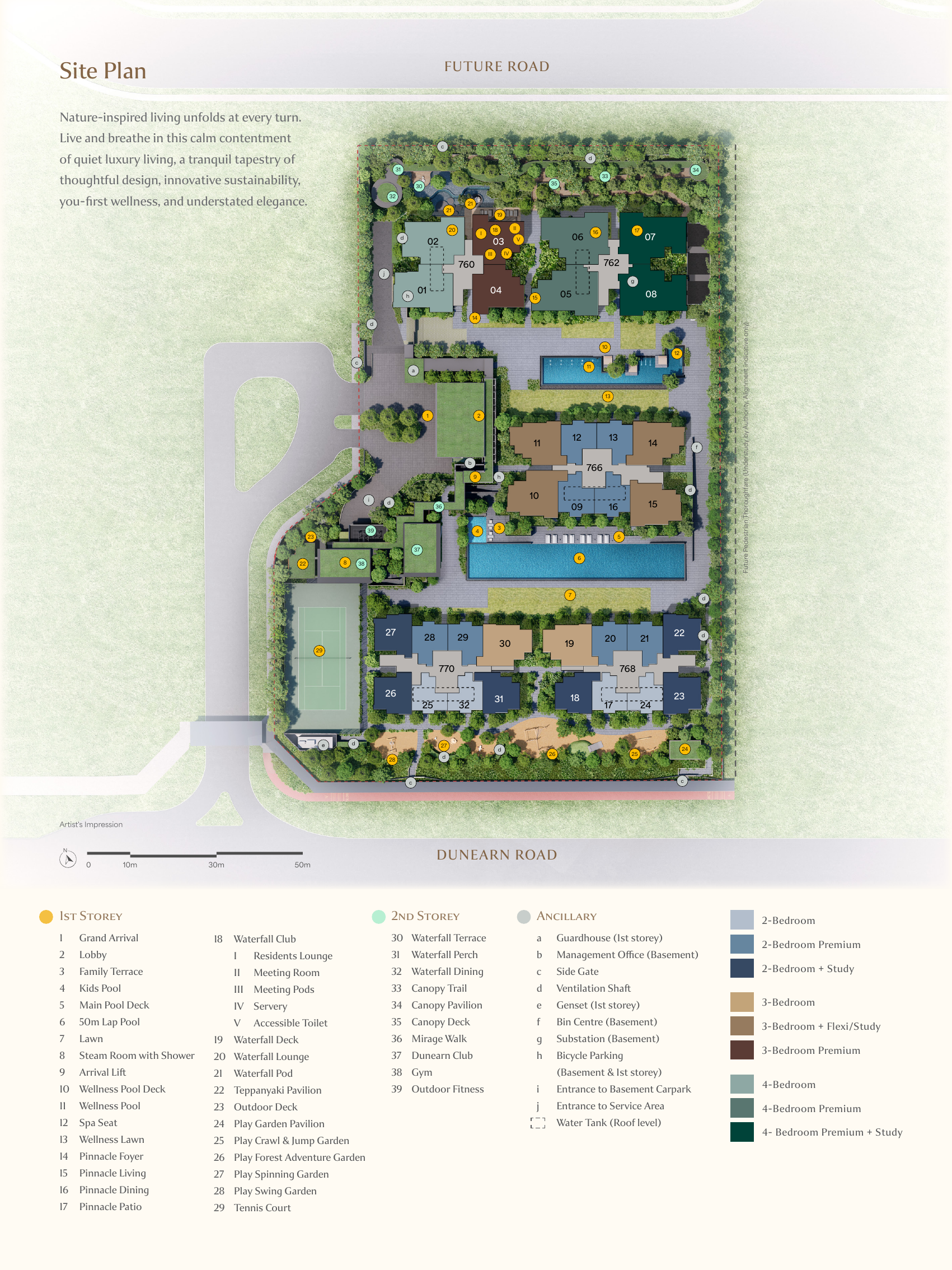 Dunearn House site plan