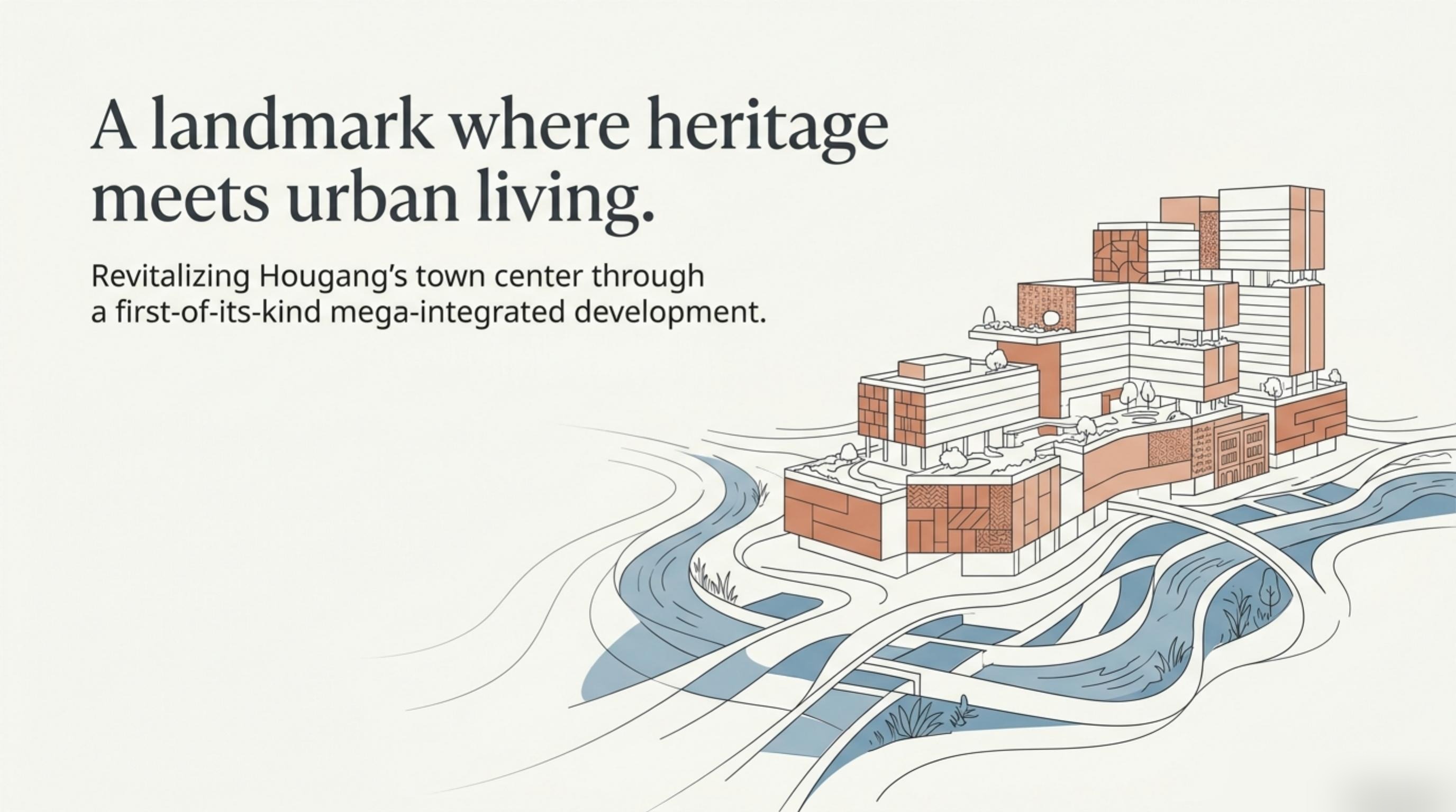 Hougang Central integrated town centre concept