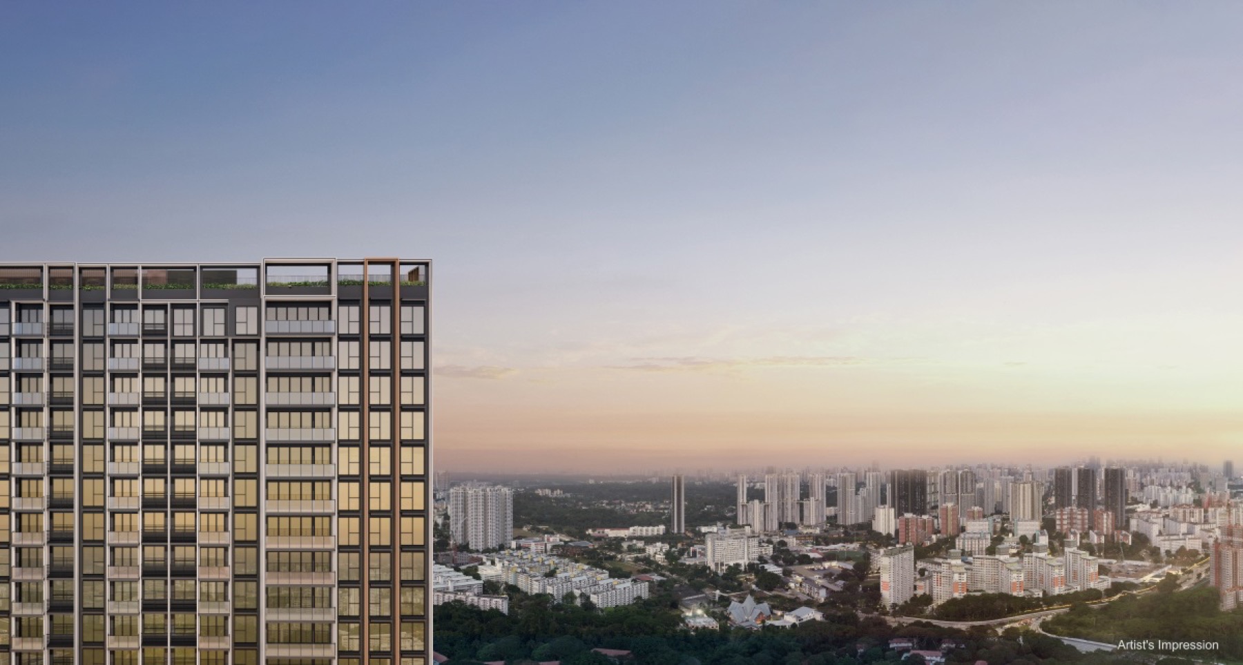 Hudson Place Residences exterior render