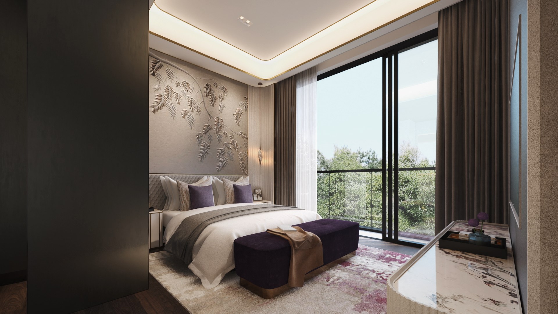 Jervois Prive master bedroom