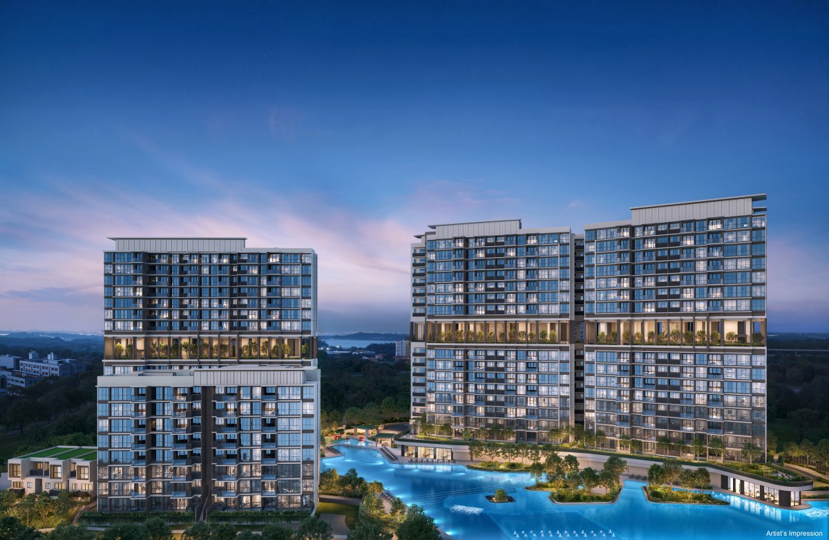 Lentor Gardens Residences exterior render