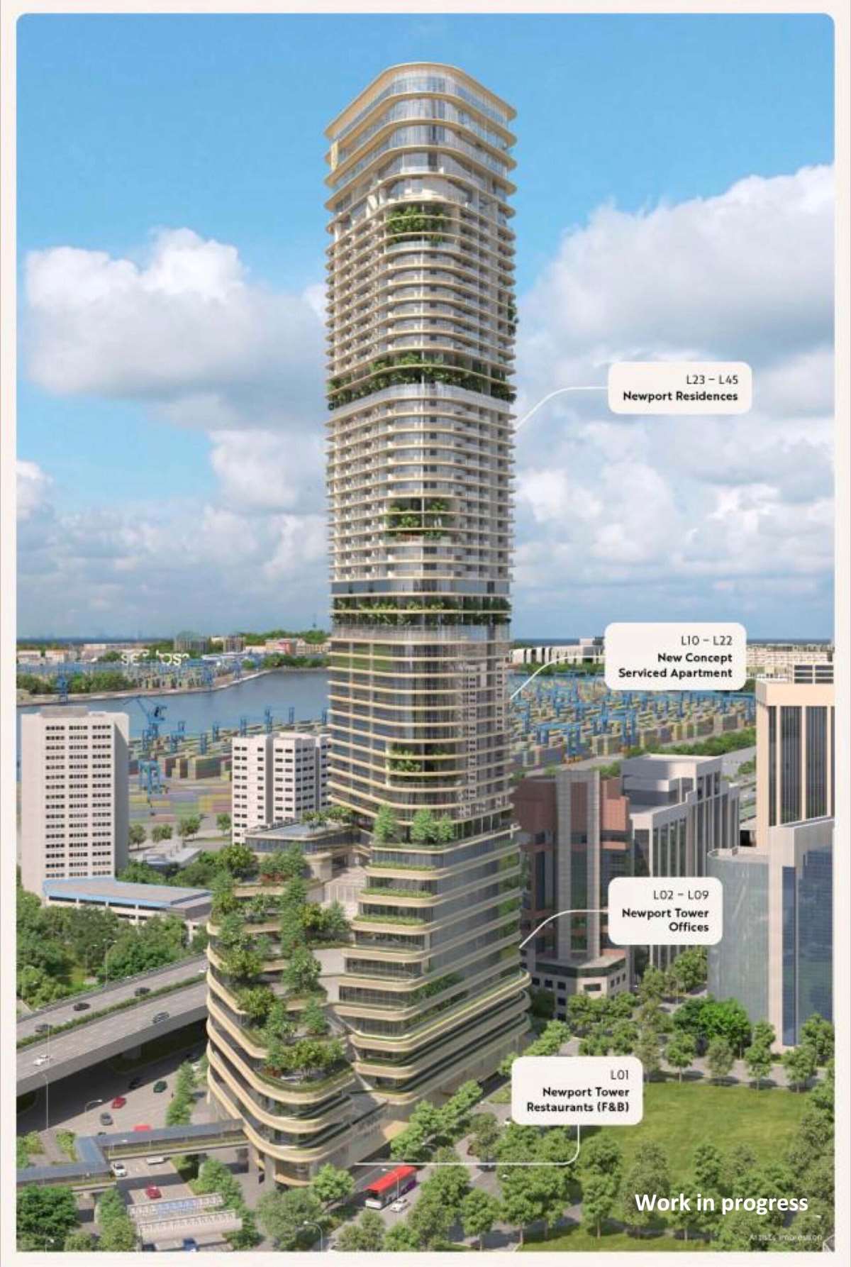 Newport Residences exterior view