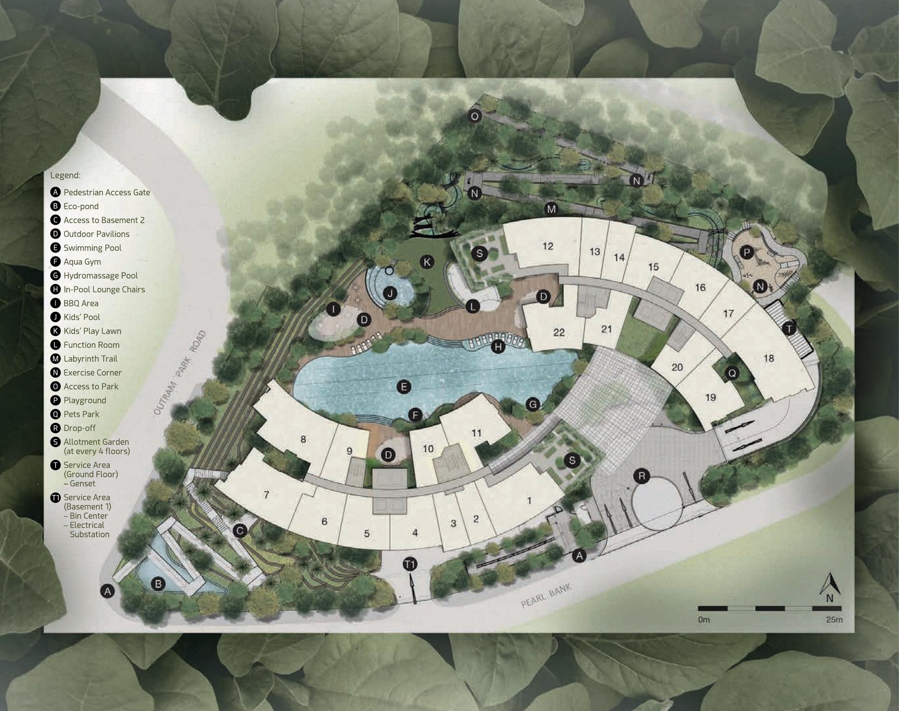One Pearl Bank site plan