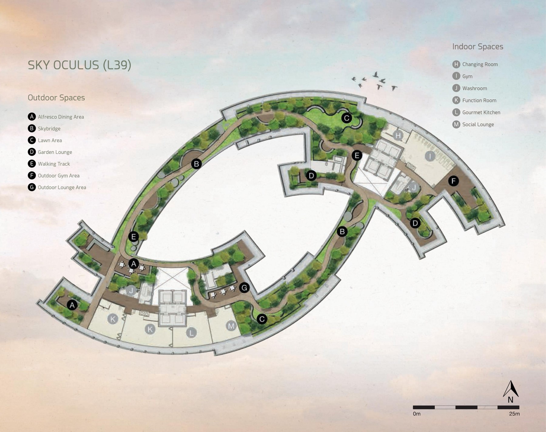 One Pearl Bank sky oculus plan