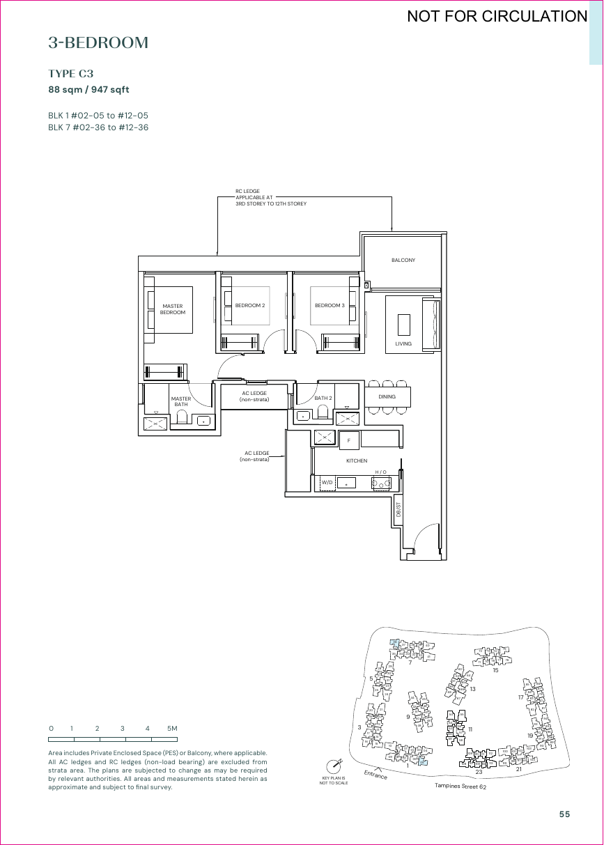 Parktown Residence 3-Bedroom / Premium floorplan 3