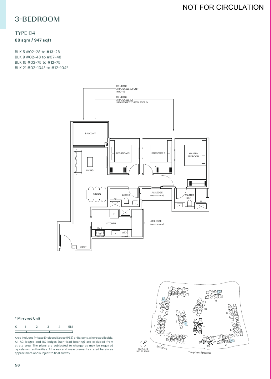Parktown Residence 3-Bedroom / Premium floorplan 4