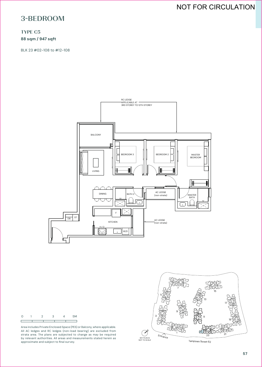 Parktown Residence 3-Bedroom / Premium floorplan 5