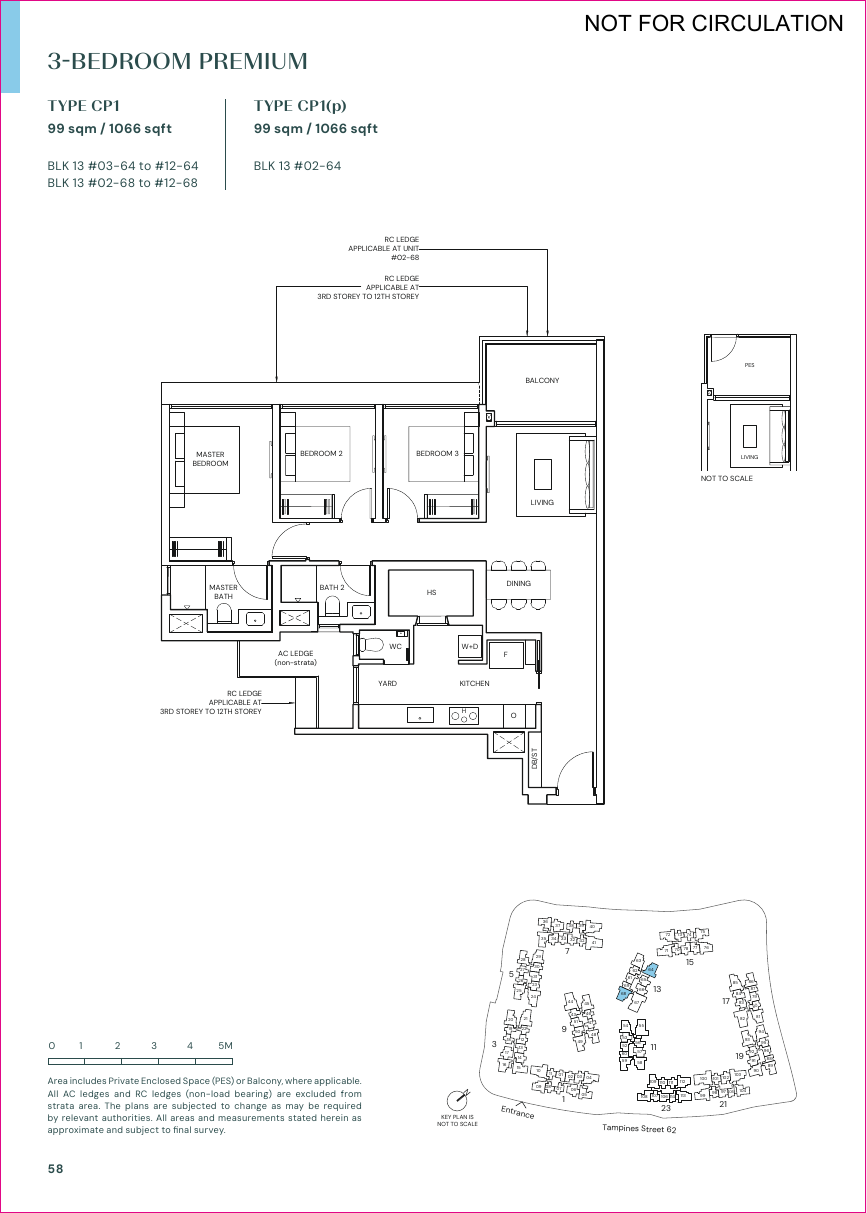Parktown Residence 3-Bedroom / Premium floorplan 6