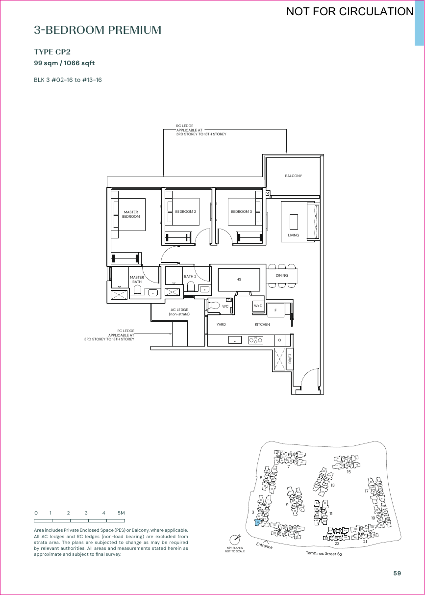 Parktown Residence 3-Bedroom / Premium floorplan 7