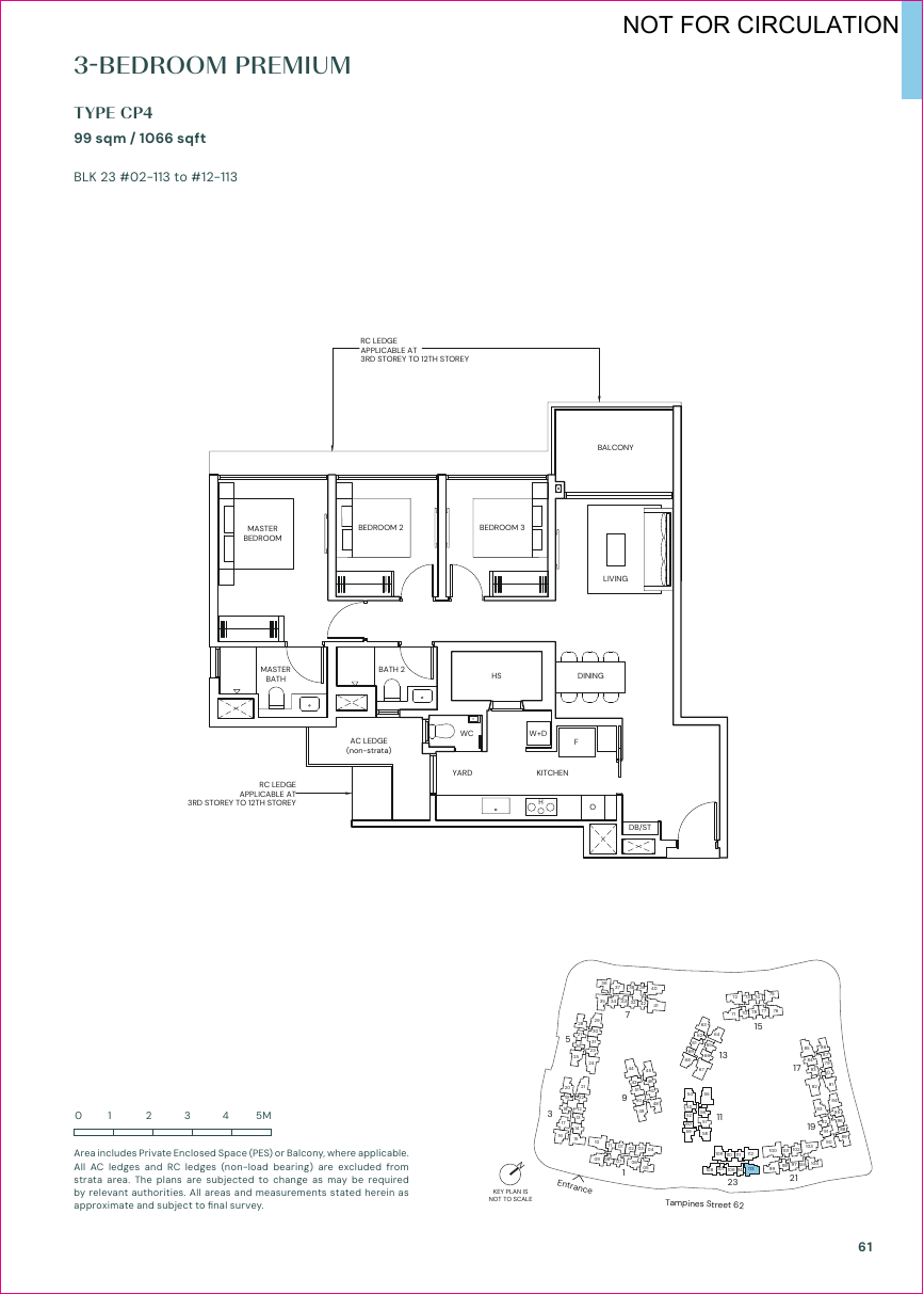 Parktown Residence 3-Bedroom / Premium floorplan 9