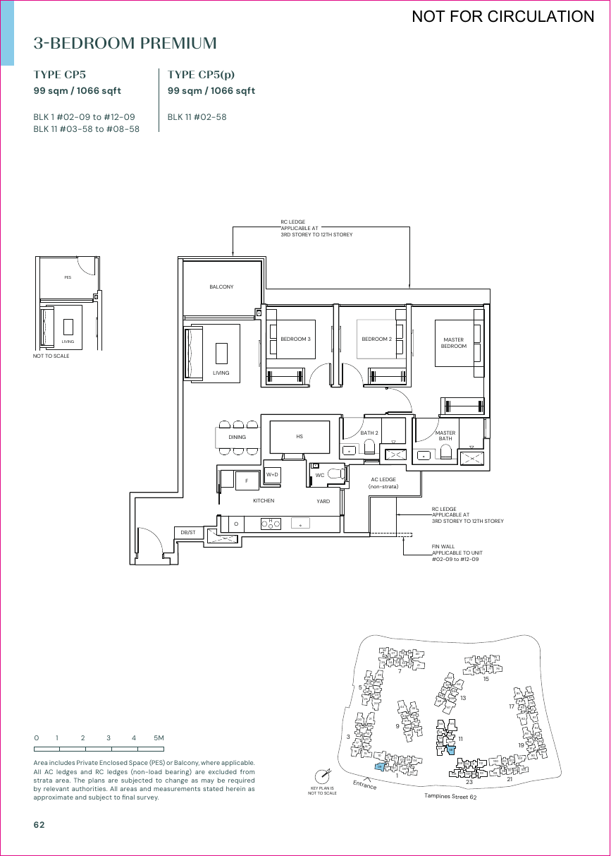 Parktown Residence 3-Bedroom / Premium floorplan 10