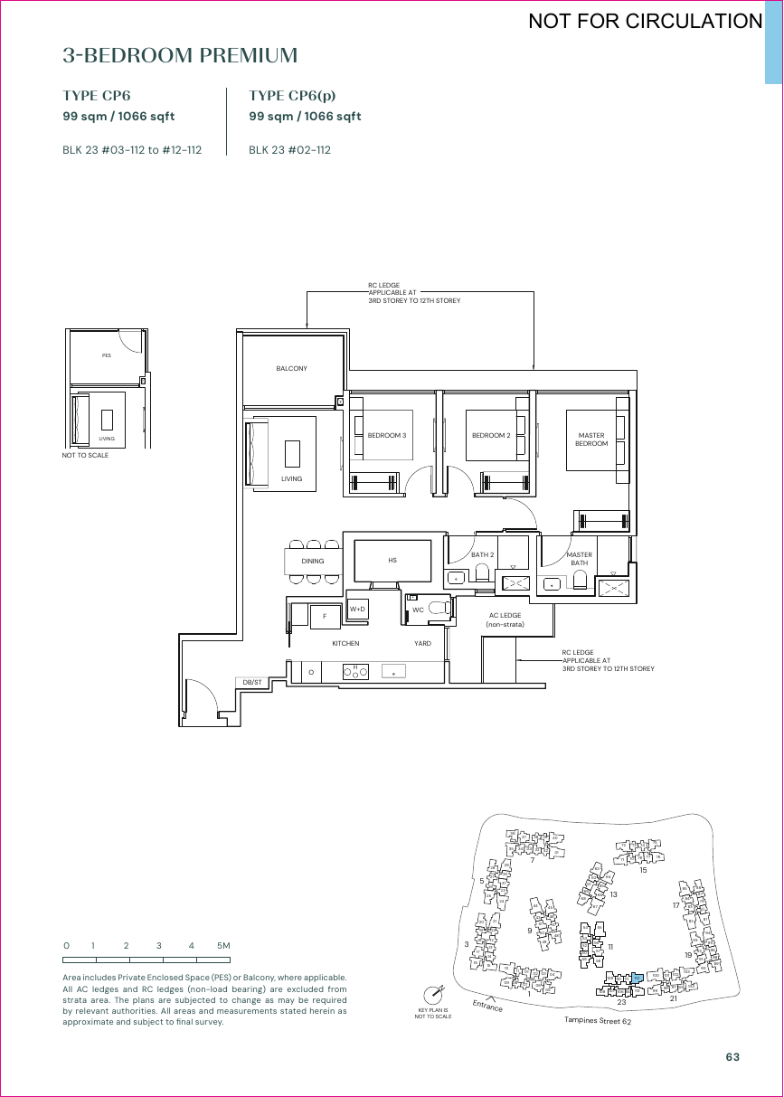 Parktown Residence 3-Bedroom / Premium floorplan 11
