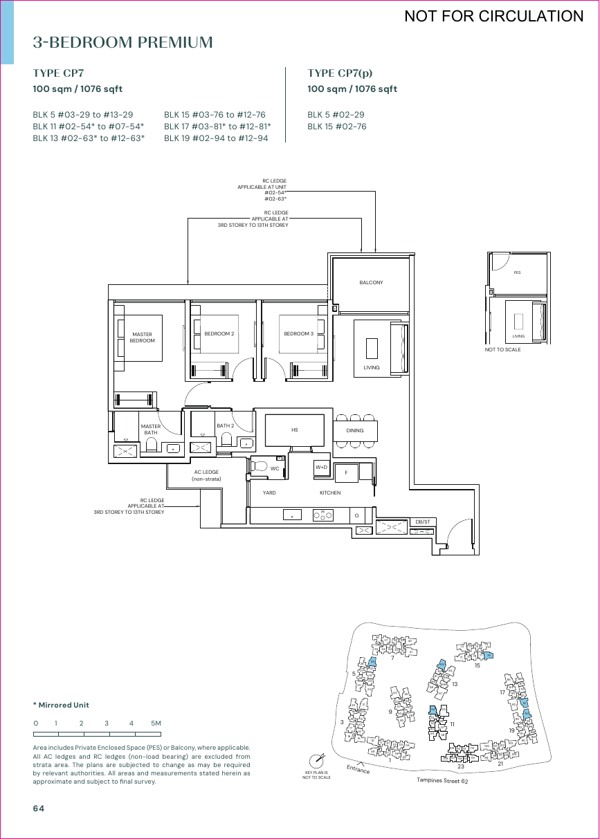 Parktown Residence 3-Bedroom / Premium floorplan 12