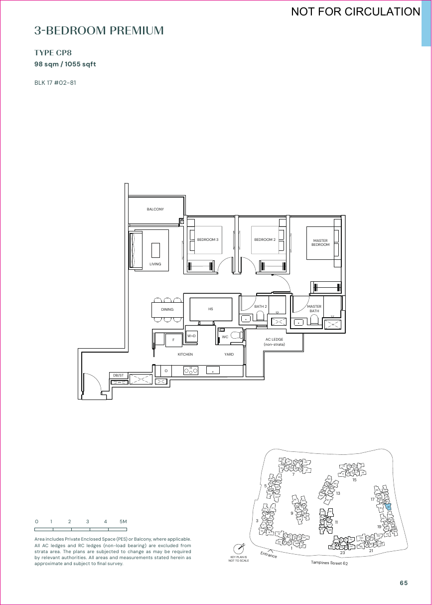 Parktown Residence 3-Bedroom / Premium floorplan 13