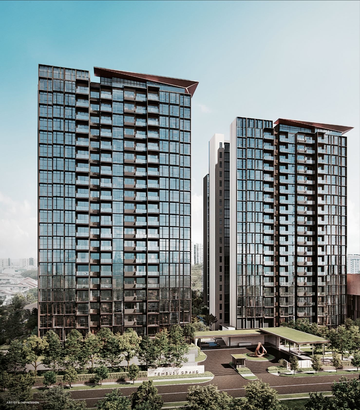 Tembusu Grand exterior and arrival