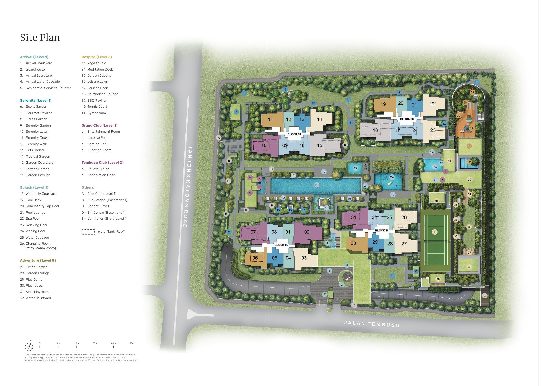 Tembusu Grand site plan