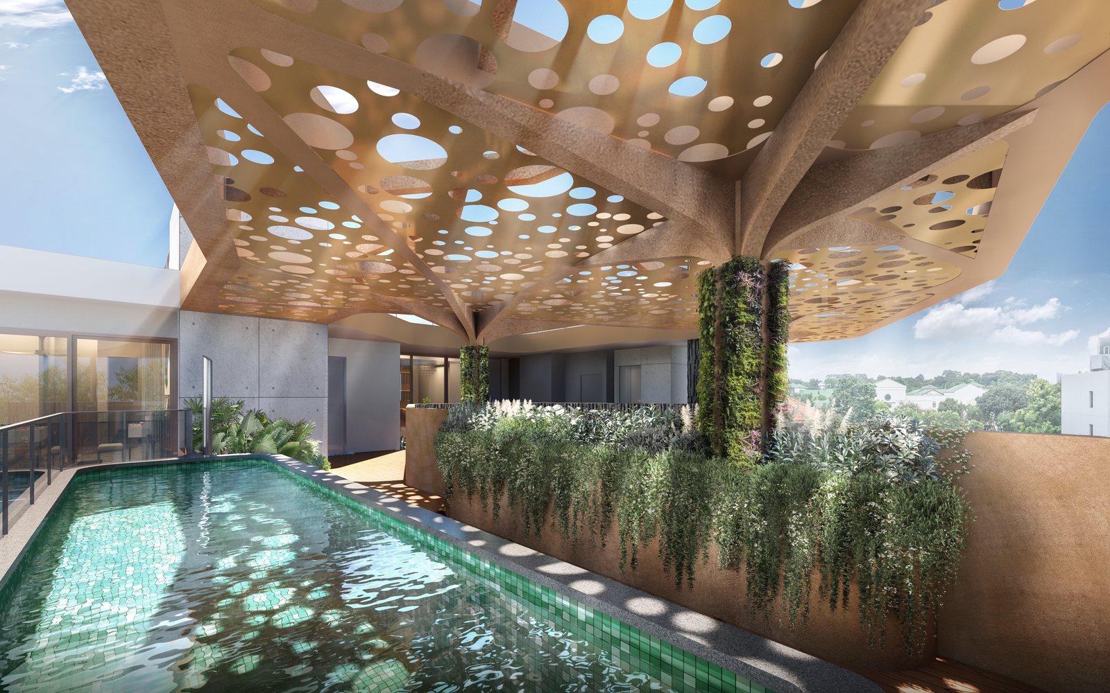 The Giverny Residences roof garden