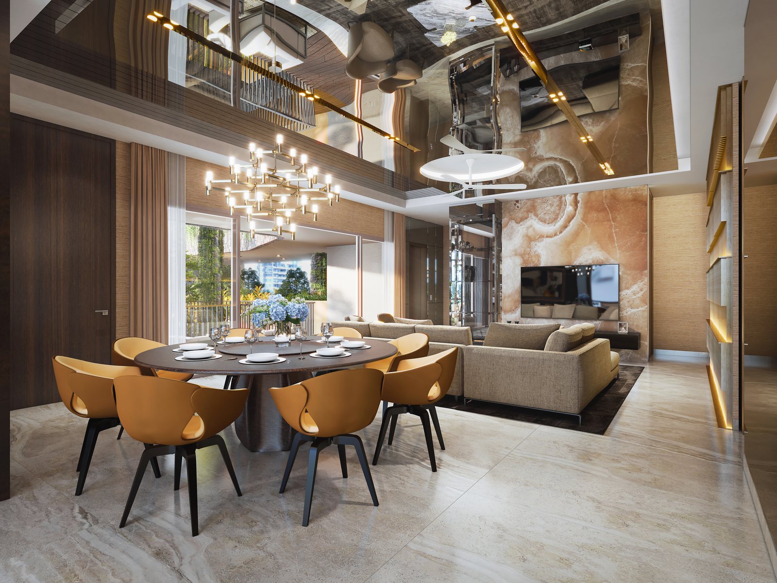 The Giverny Residences living hall