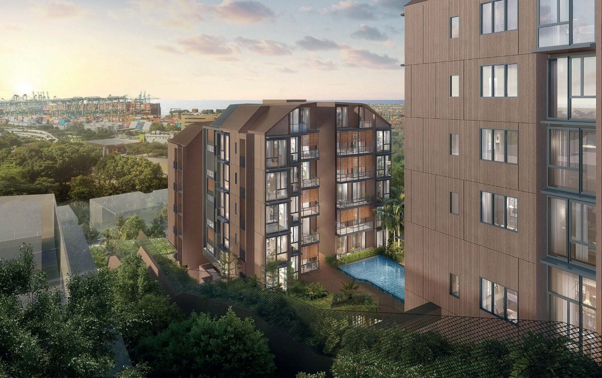 The Hillshore landscaped view