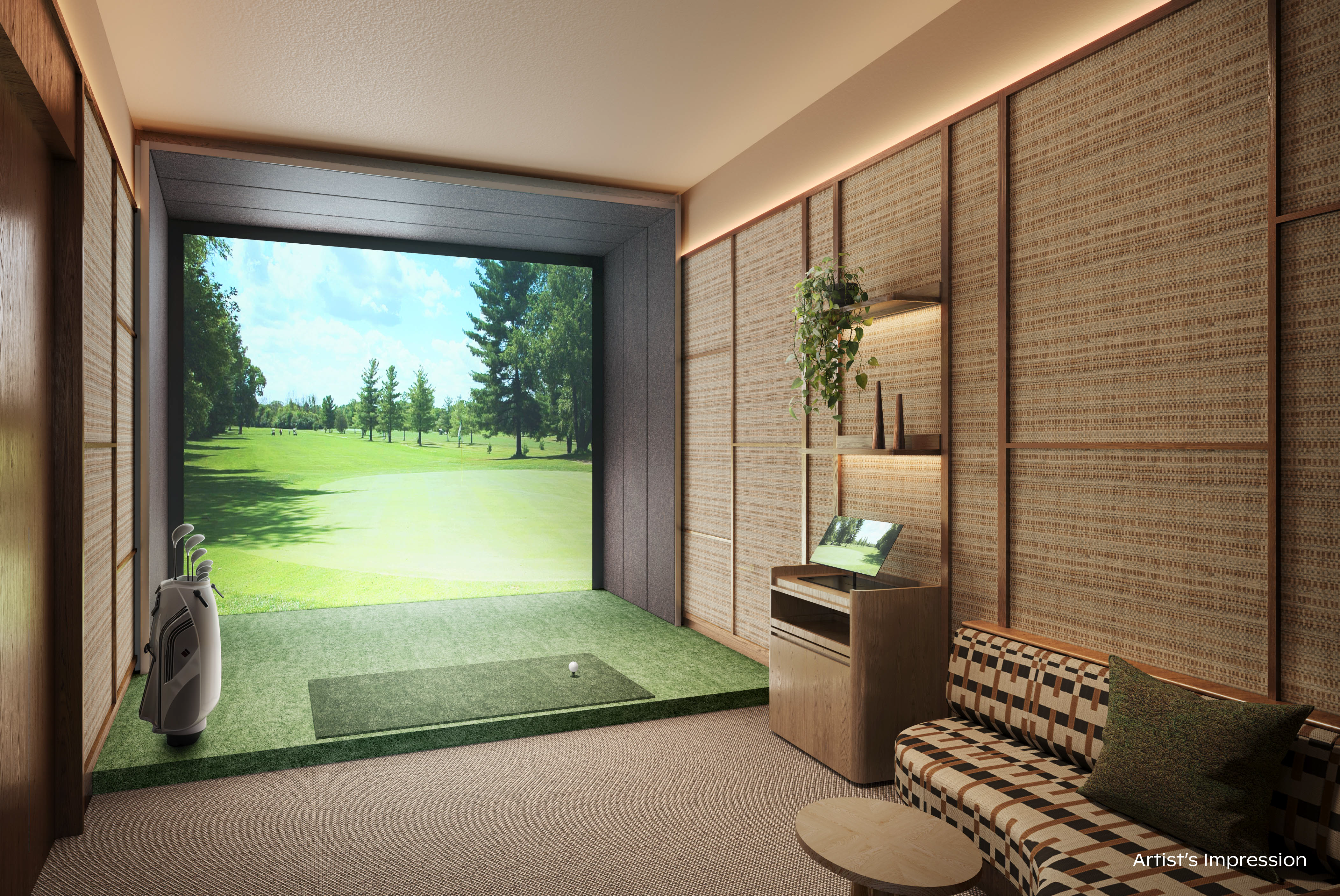 Thomson Reserve golf simulator