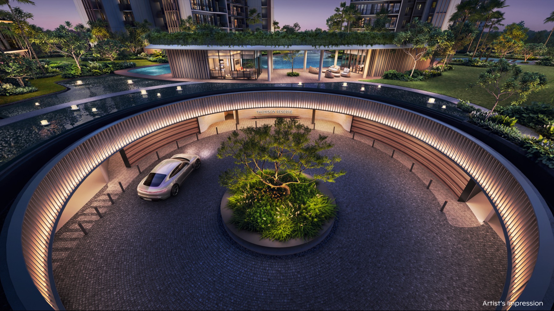 Thomson Reserve grand arrival